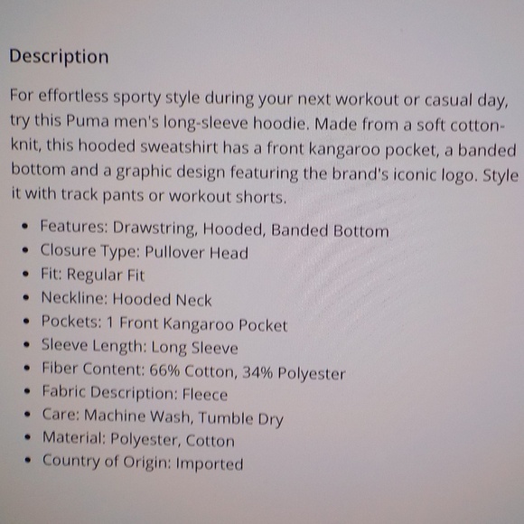 PUMA HOODIE (UNISEX) - Picture 12 of 13